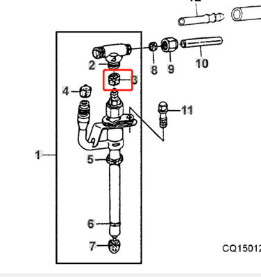 R79605 Injector seal fits for JD tractors